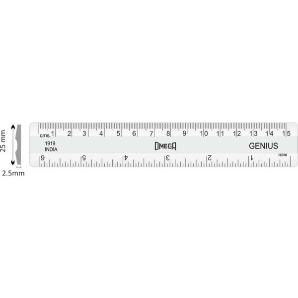 Omega Metal Ruler RULERS Archives - Allied Instruments Private Limited